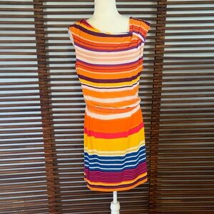 Calvin Klein Striped Sleeveless Dress